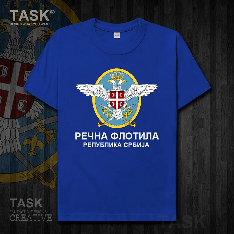 Футболка с коротким рукавом Air Force Serbia serbes SRB повседневная Армейская тактическая 01