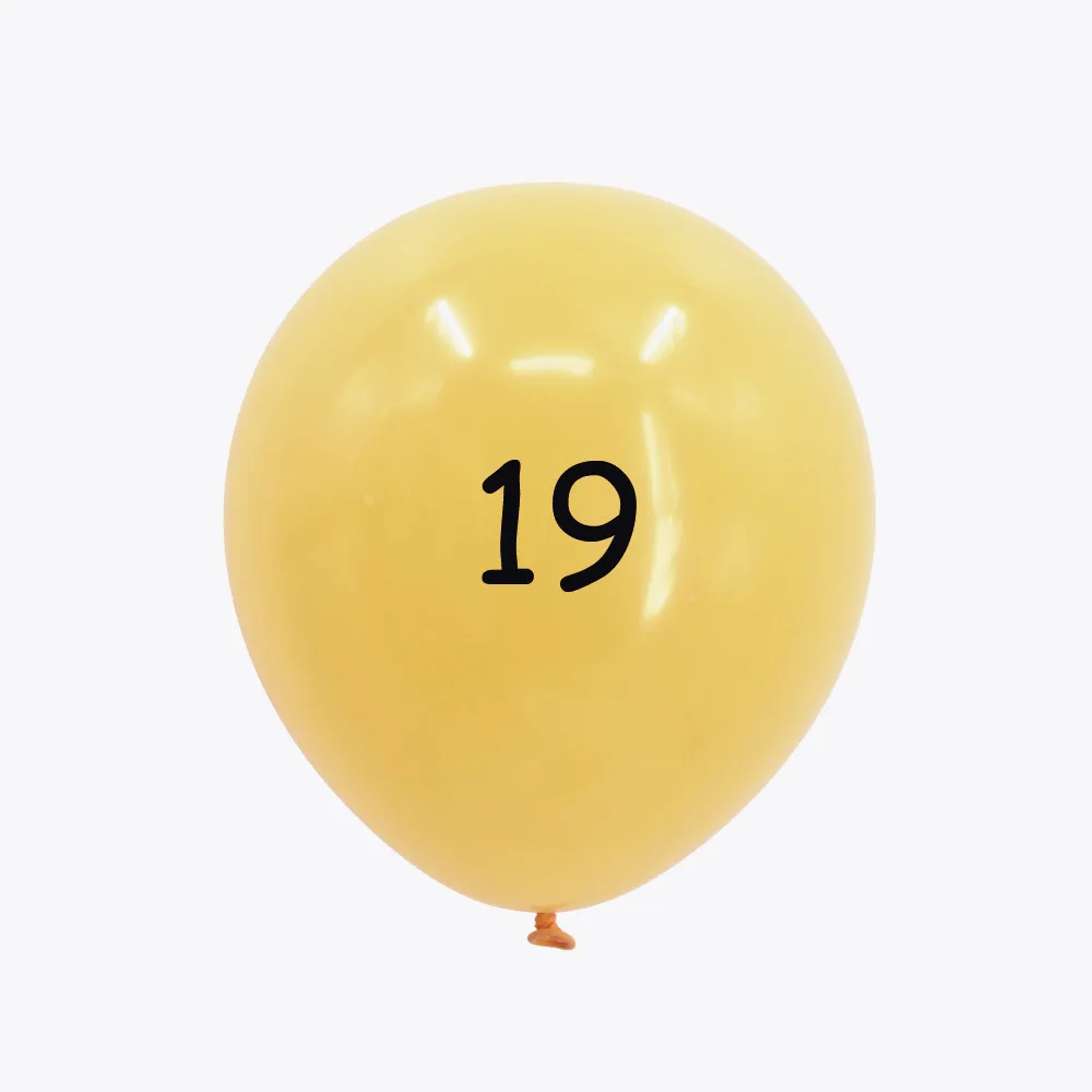 Macaron Balloon 19 30 шт Разноцветные воздушные шары в виде Макарон для свадьбы, дня рождения, вечеринки, 2,2 г, розовые, мятные, розовые воздушные гелиевые латексные детские украшения для девочек - Цвет: Macaron Balloon 19