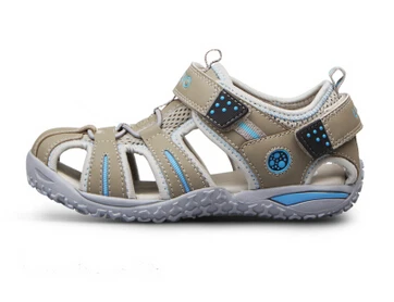 Новые детские пляжные сандалии для мальчика безопасная детская обувь девочек