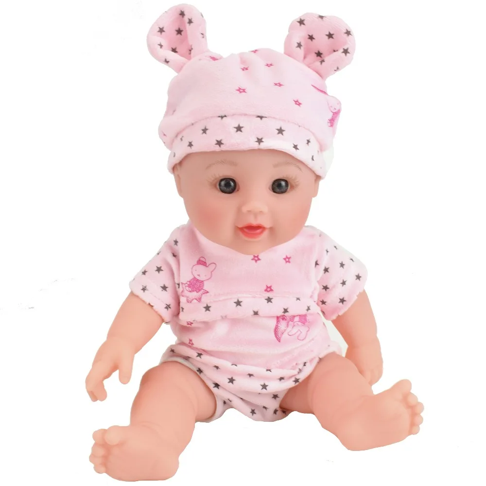 12 дюймов! Boneca bebek baby doll reborn black oyuncak gudetama girl силиконовый мягкий винил lalka реалистичные живые игрушки подарок на день рождения