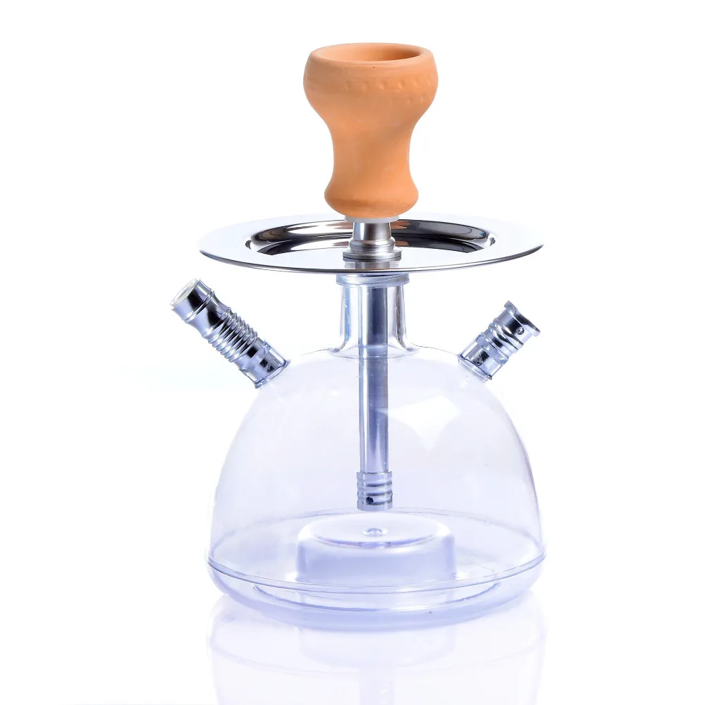 Акриловый кальян набор светодиодный свет кальян с Shesha керамическая чаша пластиковый шланг металлические щипцы для углей вода трубка Кальян Аксессуары