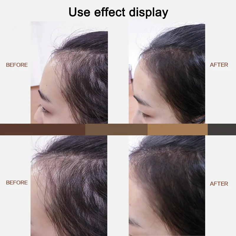 1 шт. тонкая волосяная линия Тени Порошок мгновенный консилер для волос Макияж