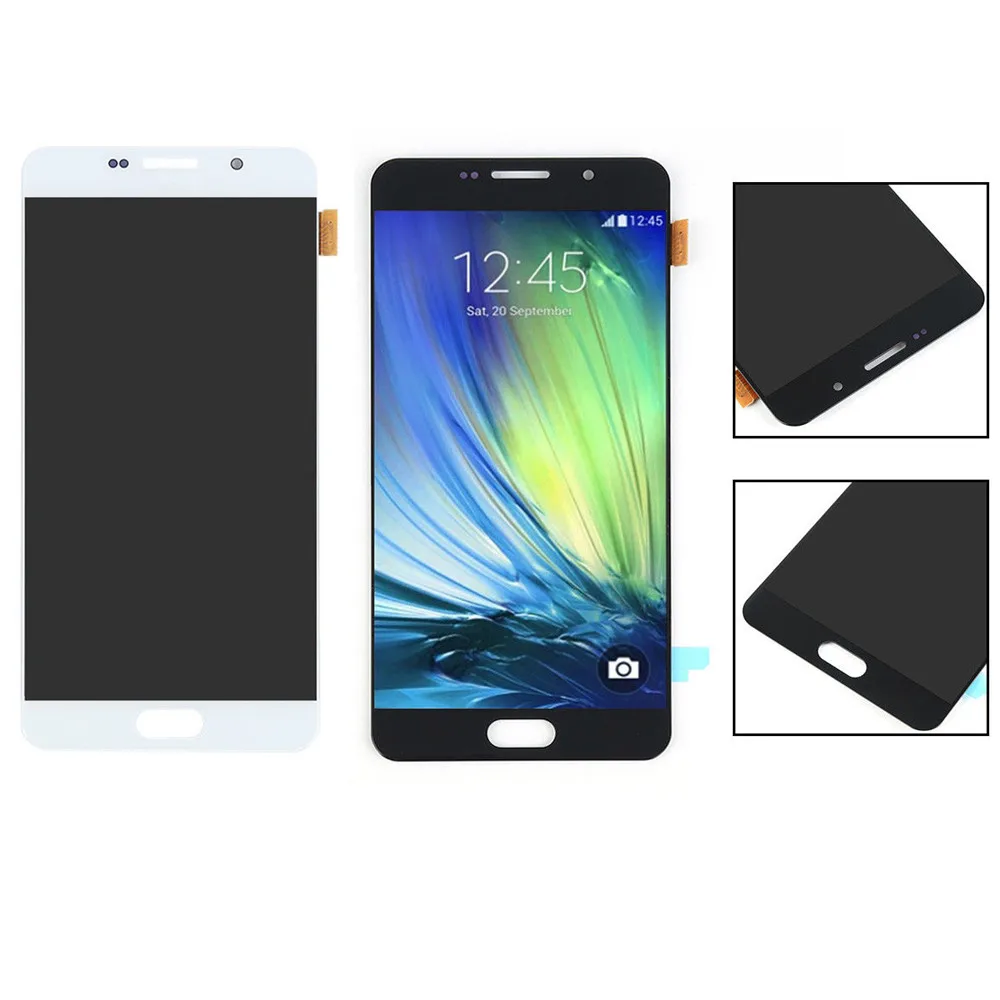 Для Samsung Galaxy A7 A710 A710F A710FD ЖК-дисплей сенсорный экран дигитайзер полная сборка черный белый