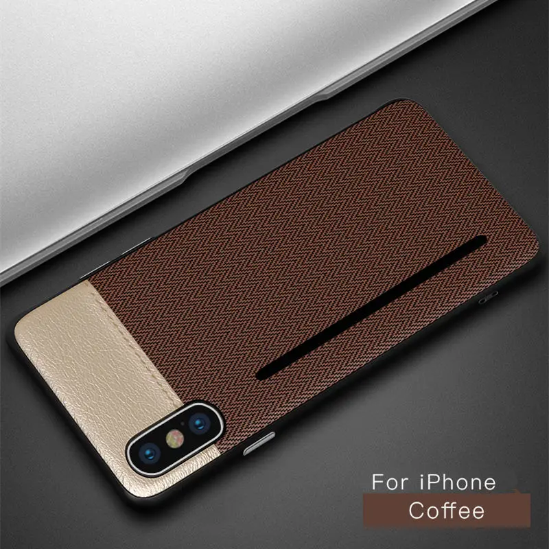 Coffee Чехол VRSDES из искусственной кожи для iPhone 7, 8 plus, X, XS, с отделением для карт, 7 plus, 8 plus, XS, XR, XS MAX, чехлы - Цвет: Coffee