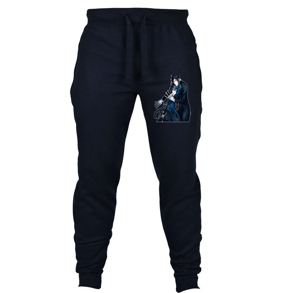 anime Black Butler Sebastian Pants Men Joggers Harem Autumn Winter Fitness Sweatpants Male Hip Hop Sportswear | Мужская одежда