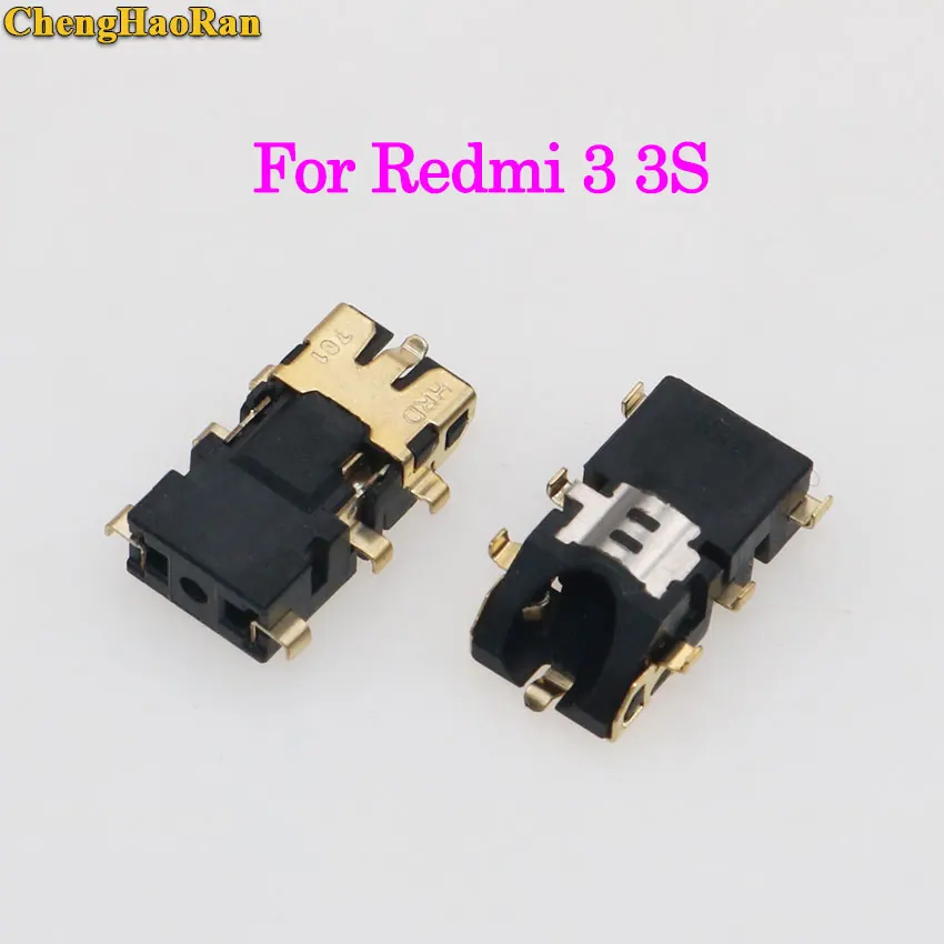 For Redmi 3 3S ChengHaoRan Наушники Аудио разъем для Xiaomi 3/4/4C/5X Для Redmi note/1/2/3/4X1 S 2 2A 3 3S 4A 4X 4PRO Prime - Цвет: For Redmi 3 3S