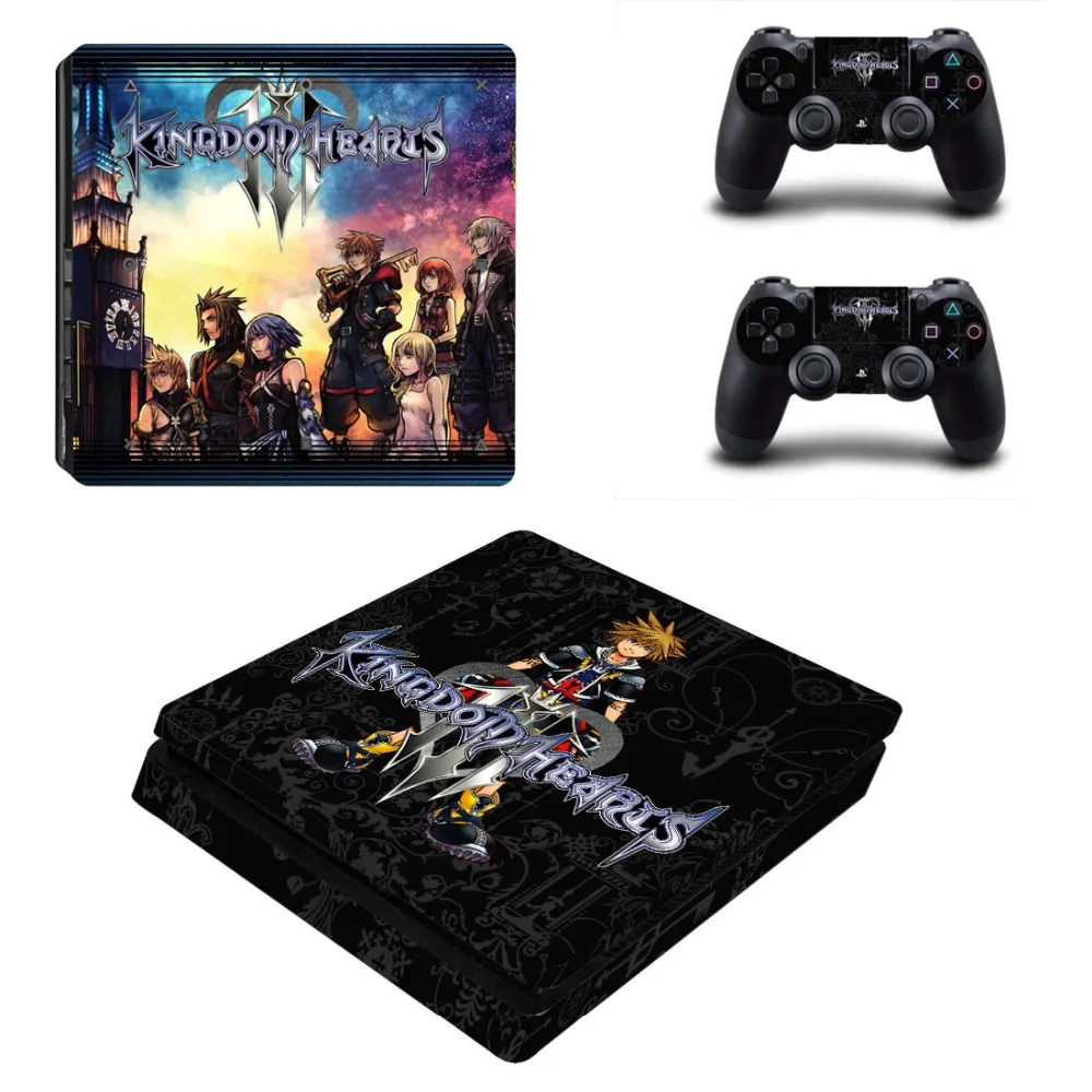 Виниловая наклейка с изображением игры Kingdom Hearts 3 PS4 Slim Skin для консоли Playstation 4 и 2
