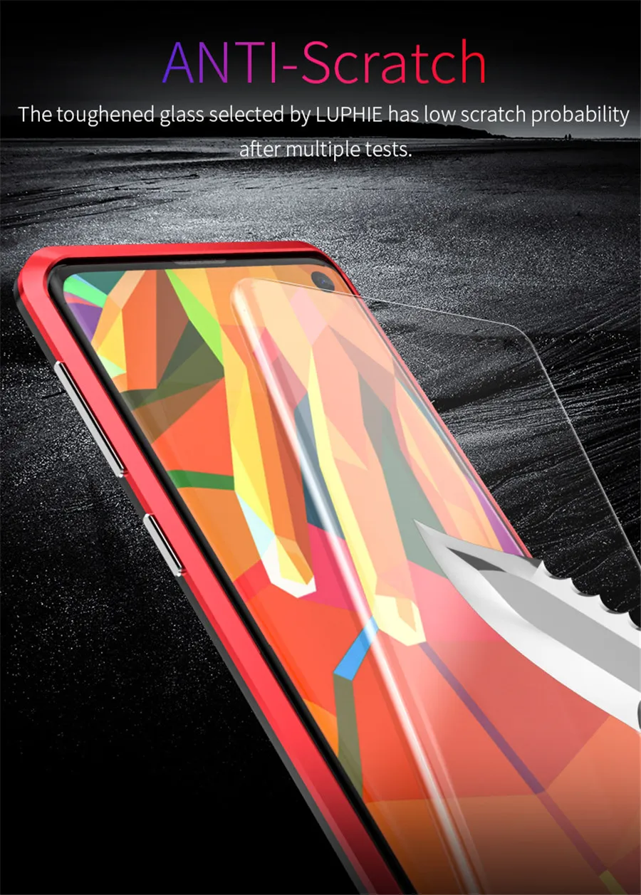 Для samsung Galaxy S10 5G S10 плюс S10e чехол 360 градусов полный Магнитная Крышка передняя и задняя Стекло чехол для Galaxy S9 плюс Чехол на магните