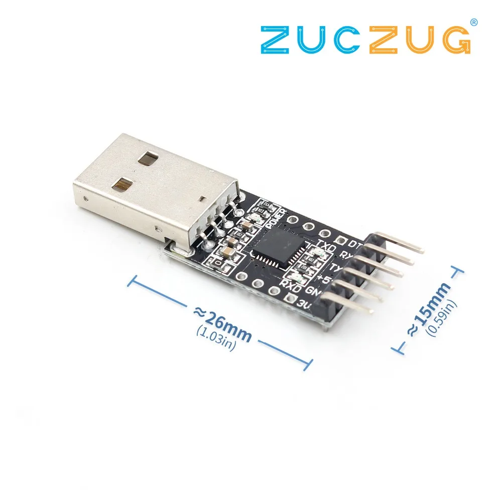 CP2102 USB 2 0 к TTL UART модуль 6Pin серийный преобразователь STC Замена FT232 адаптера 3 В/5 В