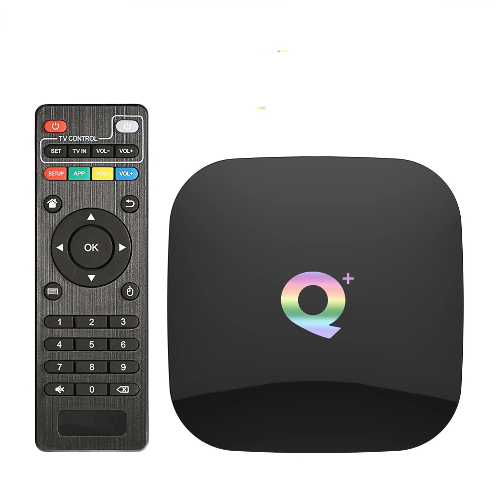 Q Plus ТВ коробка 4 ГБ 32 64 Гб Android 8 1 Allwinner H6 четырехъядерный cortex A53 2 ГГц Wifi 100 м 6 к