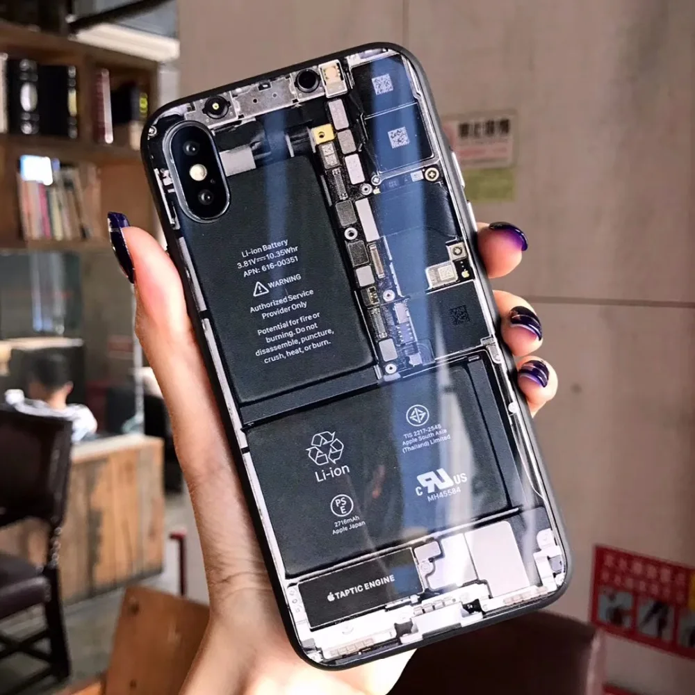 Tide 3D Scrub For iPhone 6 6s 7 8 7plus 8plus X Case Matte IMD Soft Silicone Gel Remove Repair Phone Kuso Printing Pattern |
