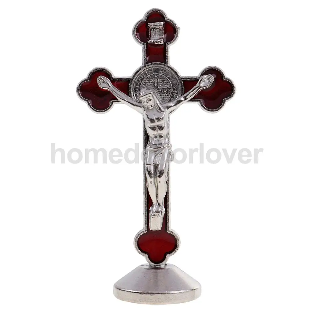 Статуя с распятием Иисуса магнитная фигурка Креста религиозный аксессуар