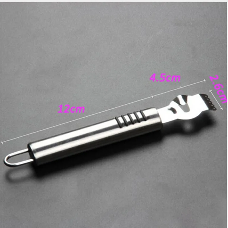 Из нержавеющей стали Фрукты Пилерс Лимон Оранжевый Zester Терка овощей нож ручки