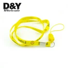 10 шт.лот, новейшая модель, 0,8*46 см, ремешки с застежками на шею со смайликом, для удостоверения, держатель для значка, брелок, ремешки, мобильный телефон, ремешок