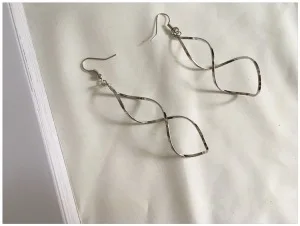 Brinco Oorbellen Earings E831 Европейская и американская Минималистичная спиральная