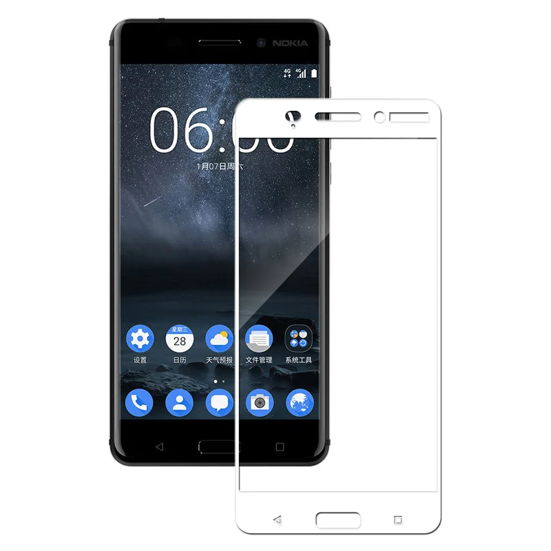 Закаленное стекло для Nokia 5 2 шт. полноразмерная стеклянная пленка 2017 Lumia Nokia5 TA-1053 |