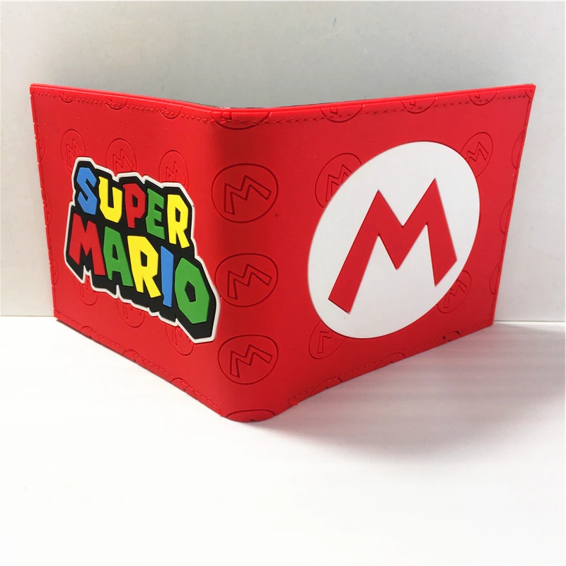 Бумажник из кожи Марио Супер Bros nintendo Новый W396|Мужские кошельки| |