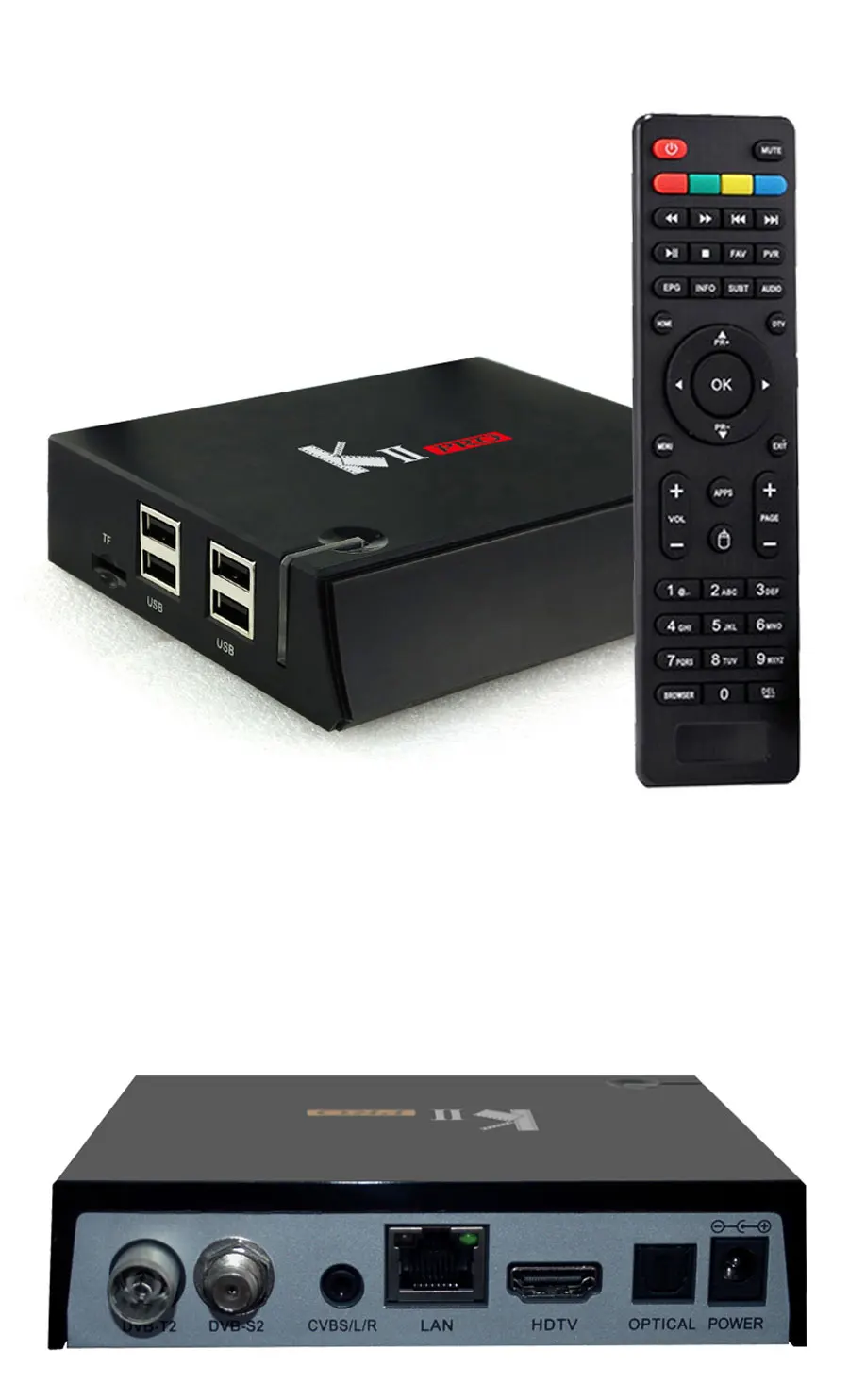 Французский IPTV Box KII Pro DVB S2 DVB T2 4K Android 5,1 tv Box с 1400+ irtv Европейский, французский Арабский испанский Турция Smart Set top Box