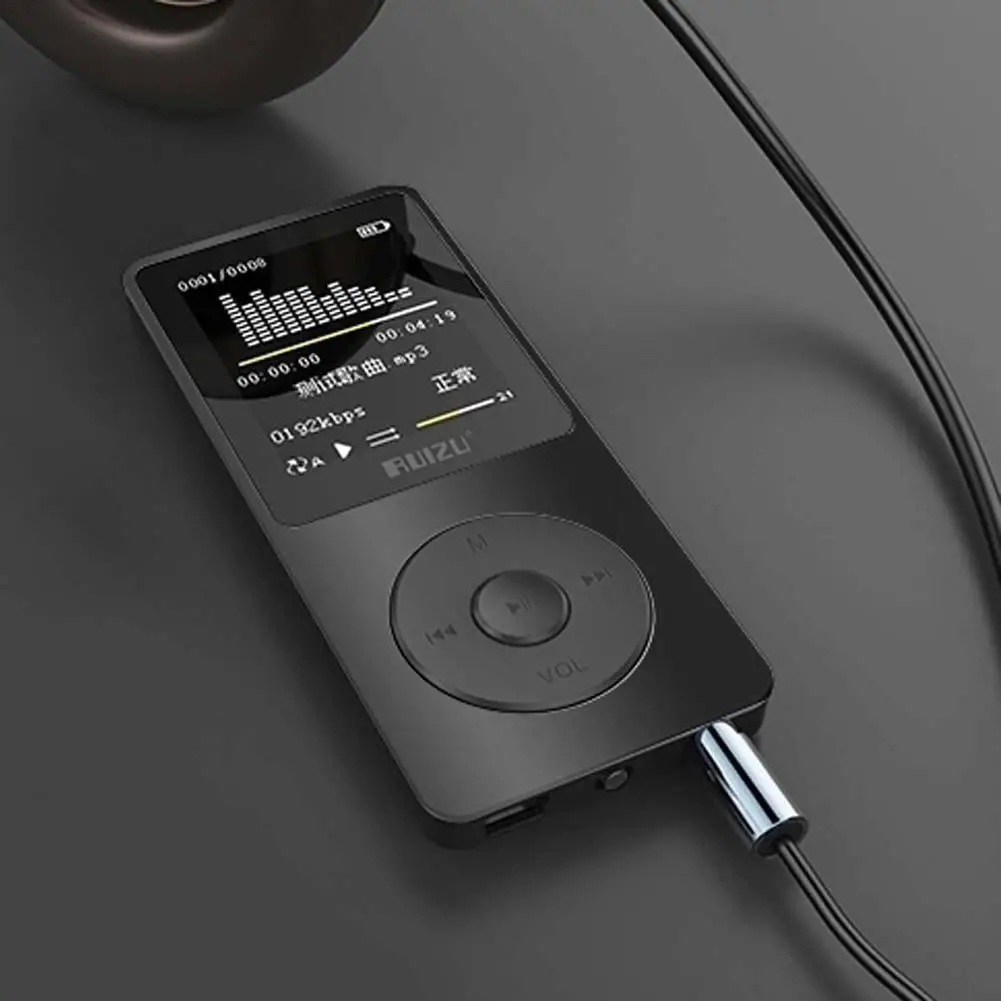 Ультратонкий 1 8 дюймовый TFT экран MP3 плеер RUIZU X02 может воспроизводить более 80 ч с fm