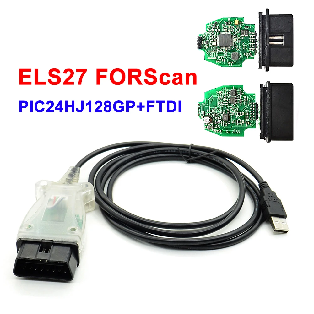 Сканер Super ELS27 FORScan PIC24HJ128GP + FTD для Ford/Mazda/Lincoln сканер сканера OBD2 диагностический