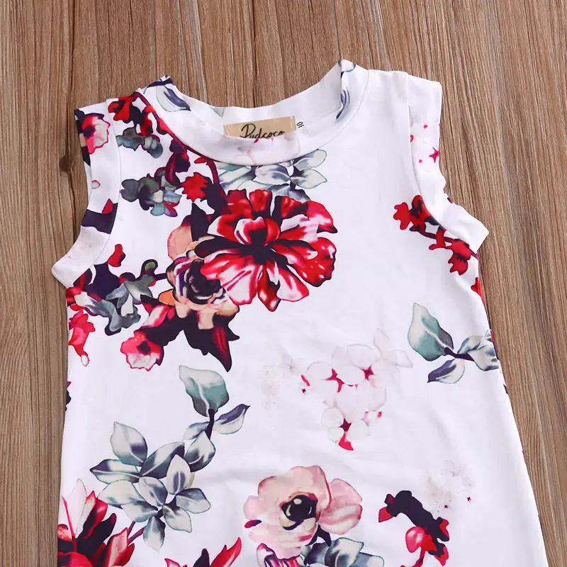 Новинка модные детские летние комбинезоны с цветочным принтом для новорожденных