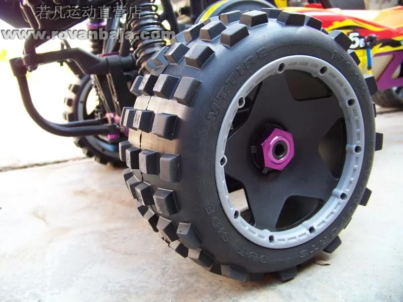 HPI RACING 1/5 RC SCALE GAS/EP ralloy on ROAD багги колеса/шины 4 шт. 5R 5B SS 5SC ROVAN KINGMOTOR KM KSRC001 002 | Игрушки