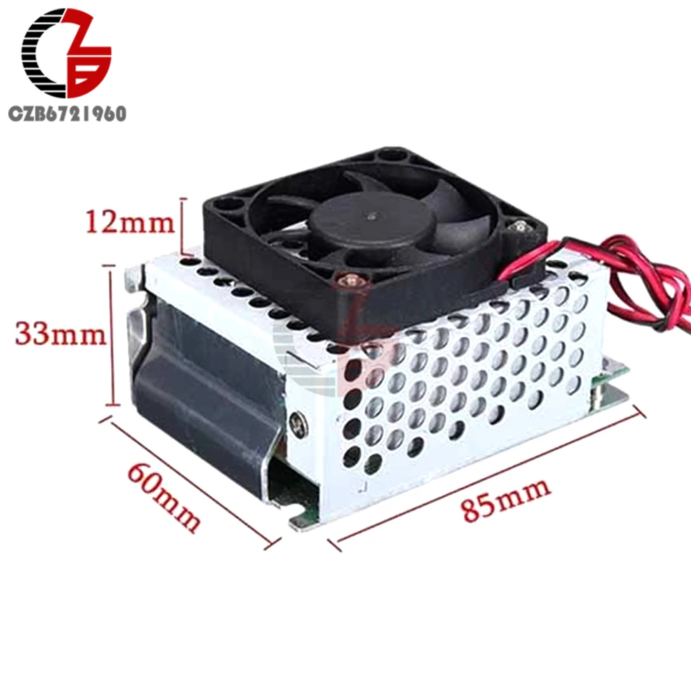 220V 4000W 20A моторный накопитель переменного тока Скорость Управление; SCR Напряжение регулятор вентилятора светодиодный светильник Температура Скорость Управление диммер теплоотвод