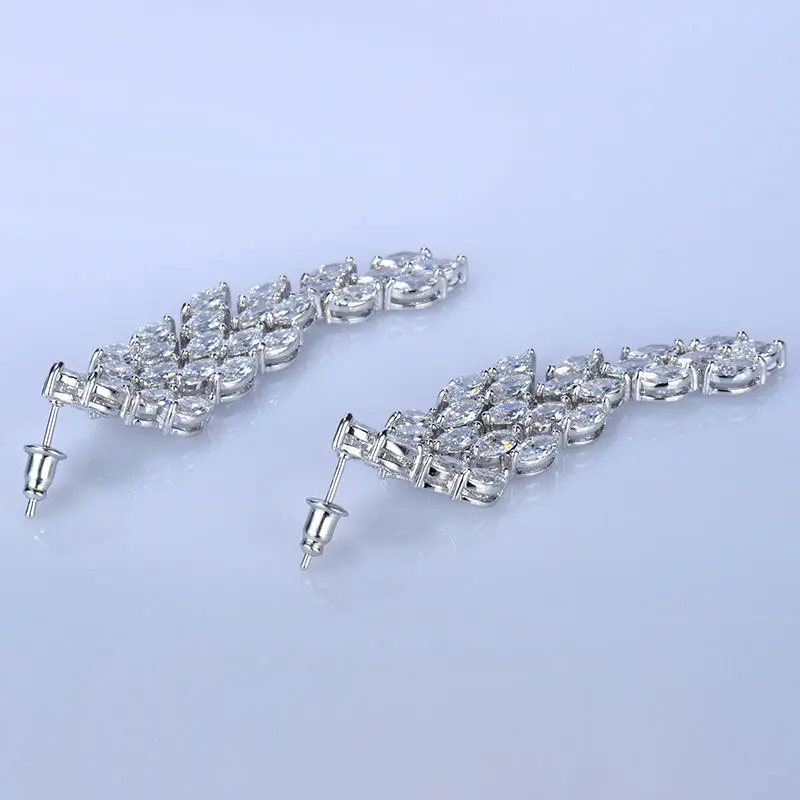 Роскошные висячие серьги GAOLA с кристаллами и фианитом AAA свадебные длинные для