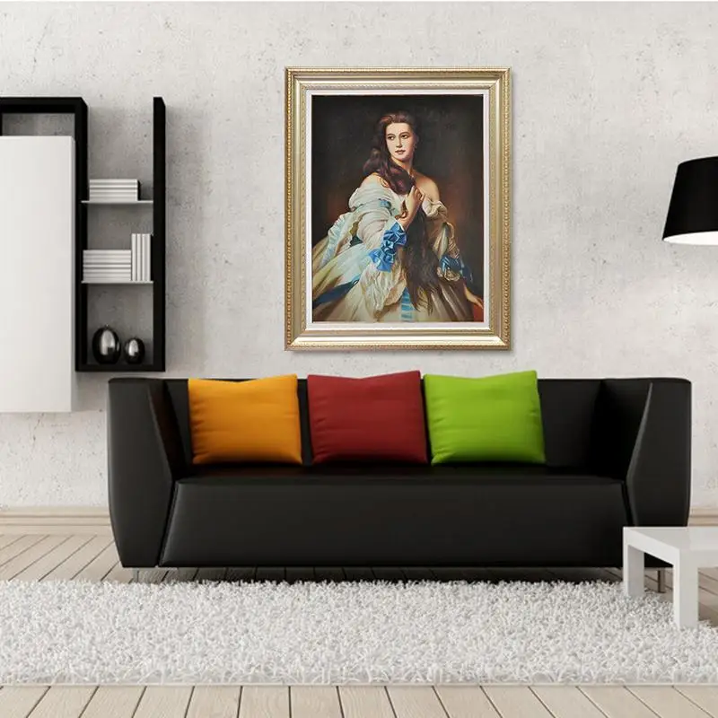 Знаменитая Картина маслом Воспроизведение элегантный Для женщин Портрет холст
