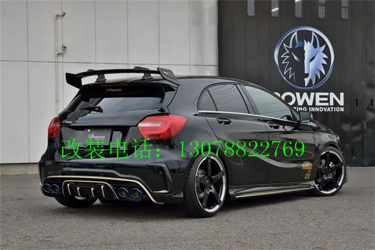 Подходит для Mercedes Benz A ROWEN W176 A180 200 250 260 A45 модифицированный задний спойлер из