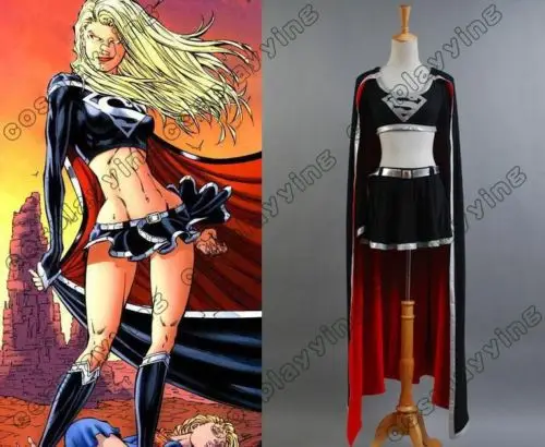 DC Comics злой супердевочка косплей Женский костюм девушки Хэллоуин карнавальные костюмы