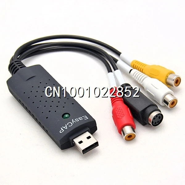 Retail High Quality Easycap USB 2.0 Video TV DVD VHS Capture Adapter For Win7 XP free shipping | Безопасность и защита