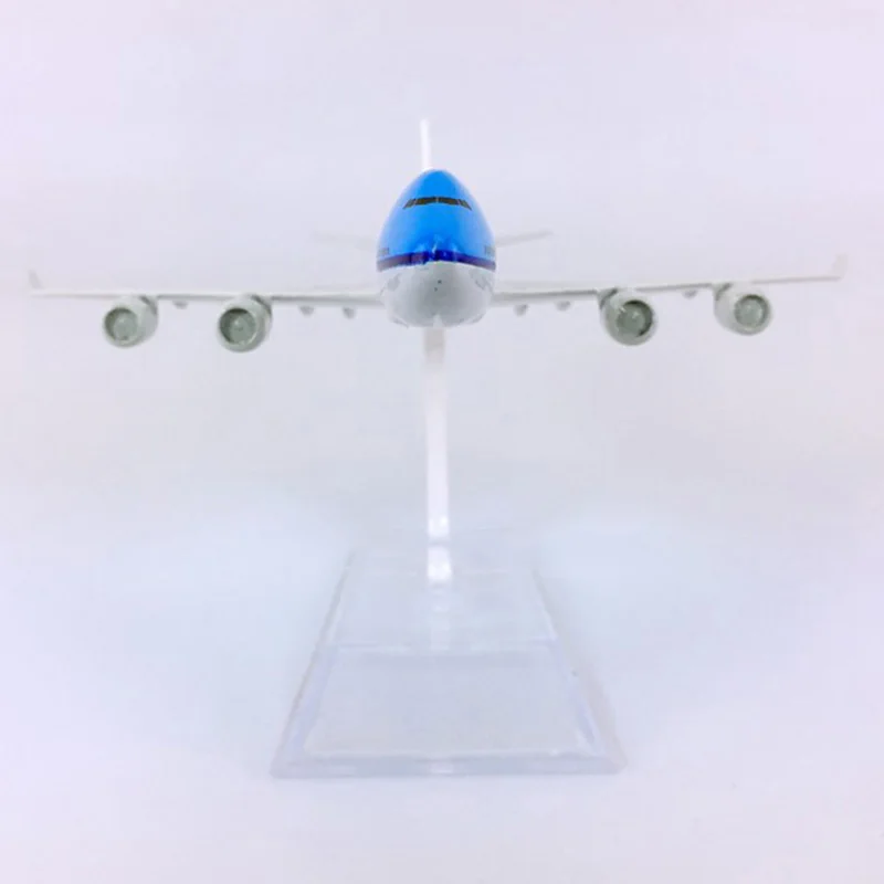 16 см 1:400 Boeing B747-400 модель самолета голландские авиалинии KLM с базовым сплавом самолет коллекционная игрушка дисплей домашняя модель украшения
