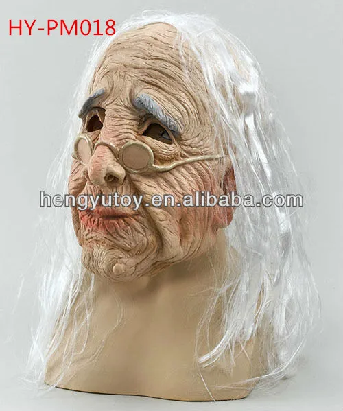 Adult Size Cosplay Transgender Party Fancy Dress Latex Old Female Mask | Дом и сад