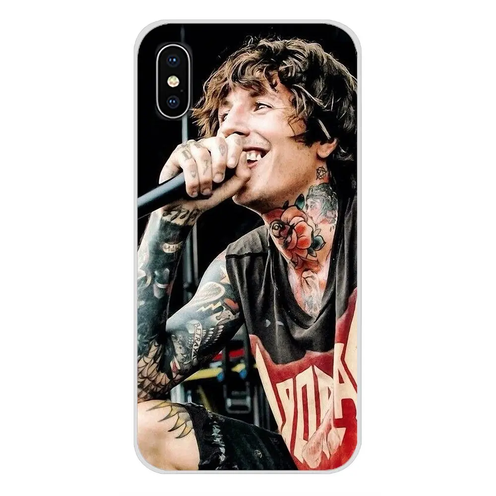 Мягкие прозрачные чехлы для Apple iPhone X XR XS MAX 4 4S 5 5S 5C SE 6 6S 7 8 Plus ipod touch bmth bring me the