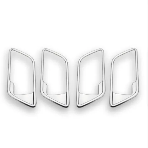 4 шт. хромированная внутренняя дверная ручка отделка рамка украшение для Land Rover
