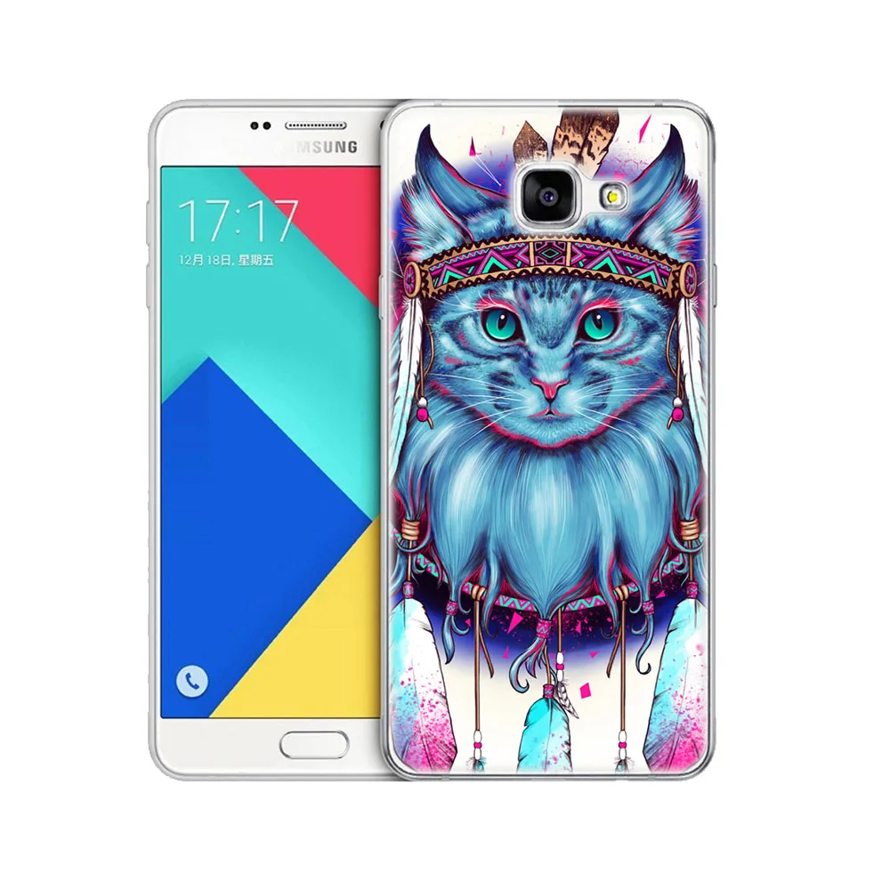 Ловец снов кошка волка совы мягкий силиконовый чехол для Samsung Galaxy S6 S7 край S8 S9 плюс
