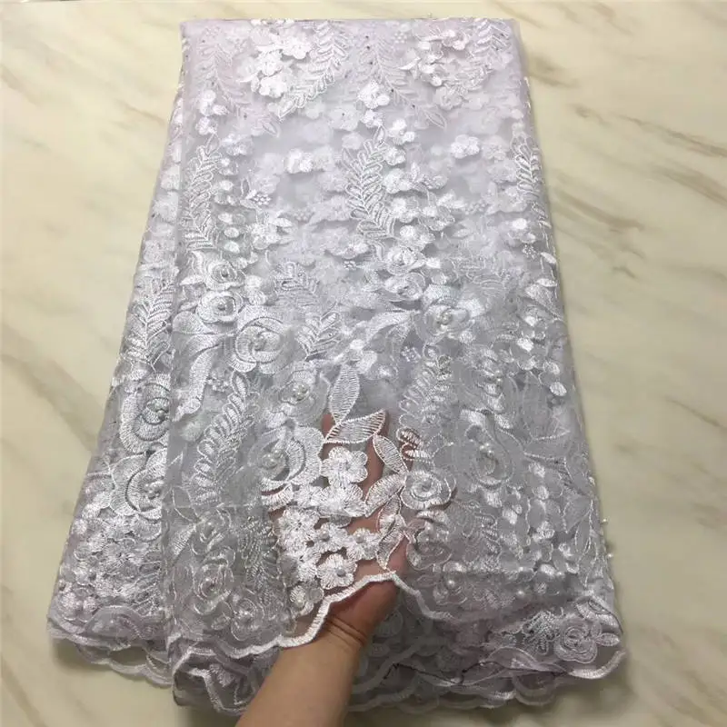 2019New Дизайн Вышивка Французский кружево африканская сетка тюль кружева ткань с