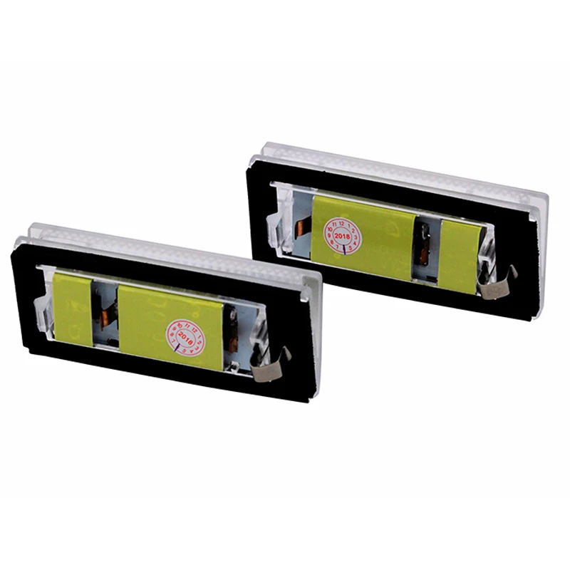 2x SUNKIA Car LED License Plate Lights with Inside Canbus for BMW E46 4 doors and 5 Touring 1998-2005 years 6000K White | Автомобили и