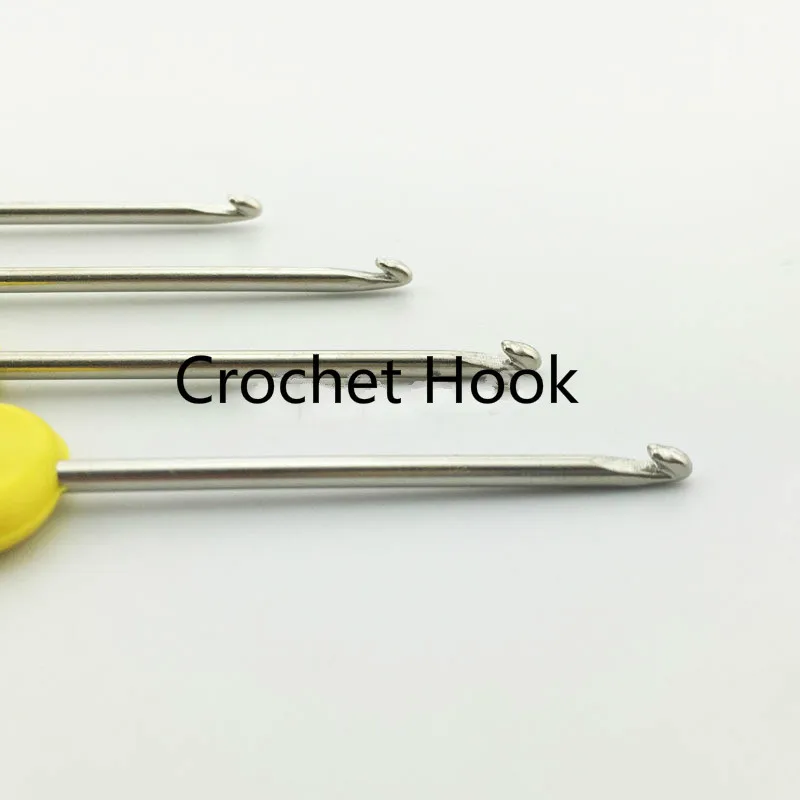 3 шт./лот двойные крючки для вязания крючком с пластиковой ручкой вязаные иглы