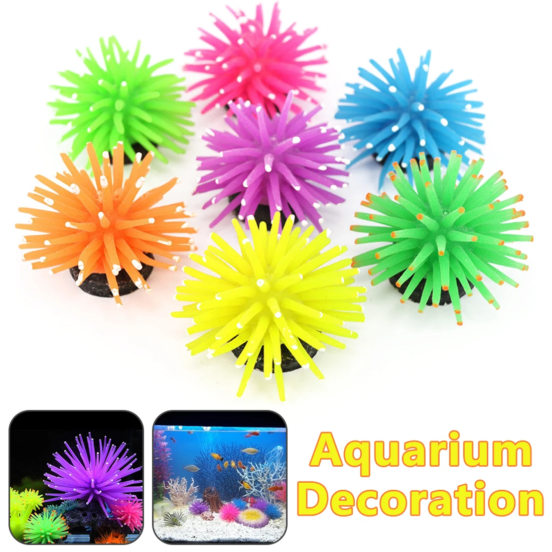 Украшение для аквариума силиконовый Искусственный Аквариум Коралл растения