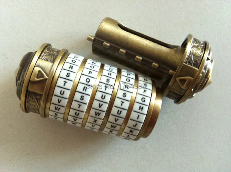 Замок с кодом да Винчи 5 алфавитный кодовый замок реквизит для хранения реальный