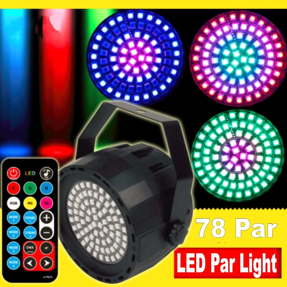 Сценическое освещение s LED Par Светильник 78 сверкающий стробоскосветильник Happy Horse