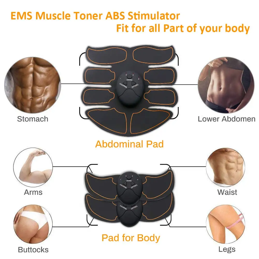 Ivim Новый ems тренажер для бедер мышц электрический стимулятор беспроводной массаж