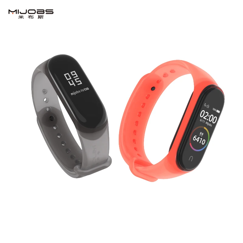 Mi jobs для Xiaomi mi Band 4 3 Ремешок Браслет Спортивные часы силиконовый браслет