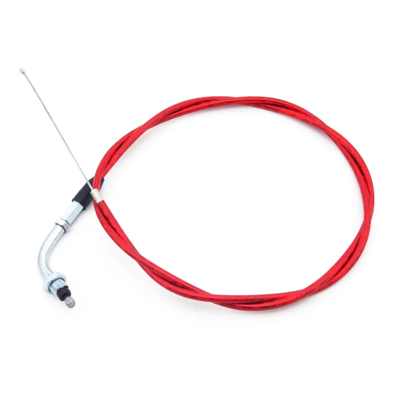 XLJOY 51 &quotГазовый трос дроссельной заслонки красный твист для 49cc 50cc 60cc 80cc
