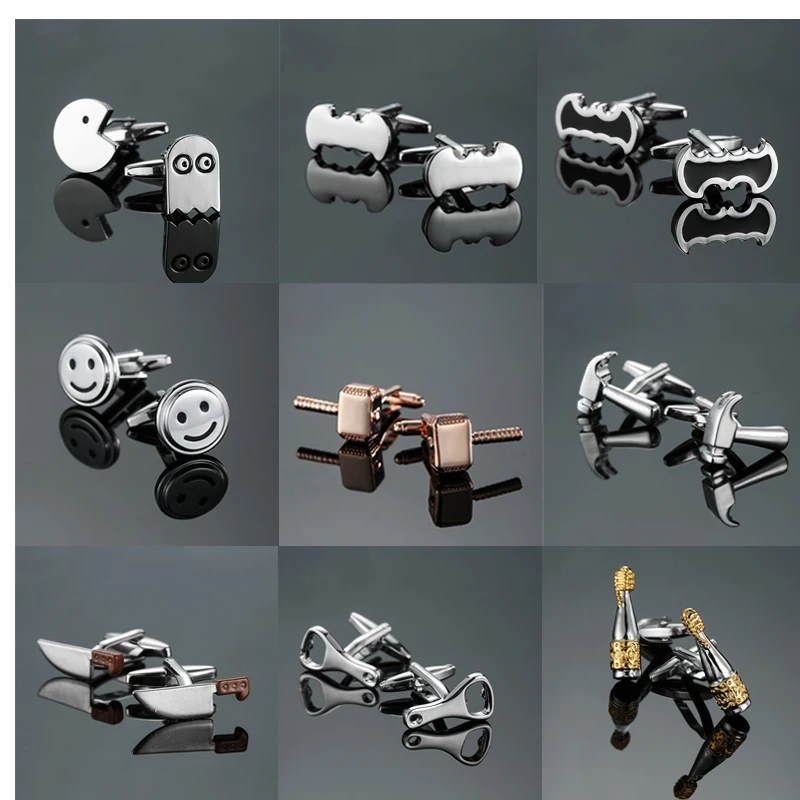 Free shipping high-end French Super Hero Brand Cufflinks new fashion jewelry boutique cufflinks men's shirts | Украшения и