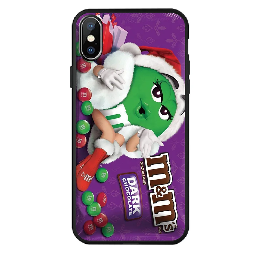 08 Чехол для iPhone 11 pro X XS Max XR 7 6 6S 8 Plus 5 S 5S SE M& Ms шоколадный Мягкий ТПУ Мягкий силиконовый чехол для телефона - Цвет: 08