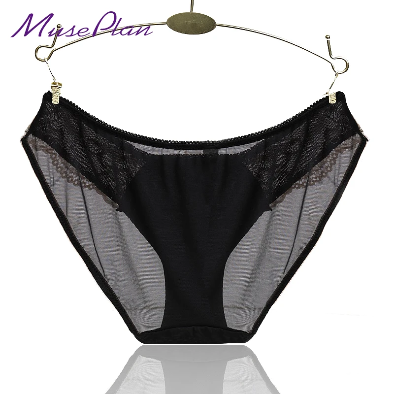 Женские сексуальные кружевные трусики бесшовные из дышащего хлопка нижнее бельё