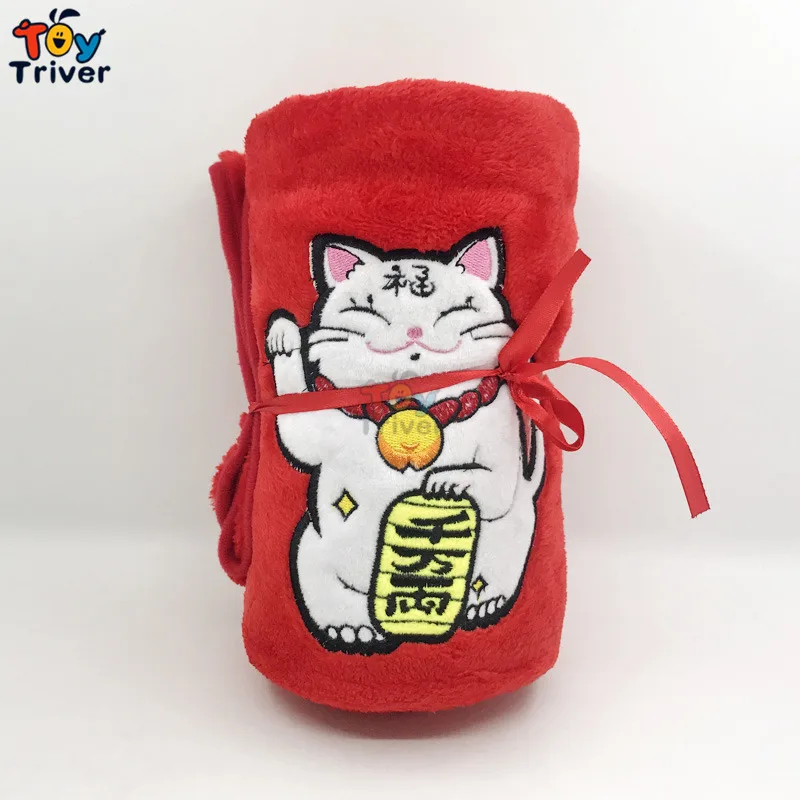 Плюшевые Манеки Неко Фортуна Cat Lucky кошки Портативный Одеяло игрушки Baby Дети